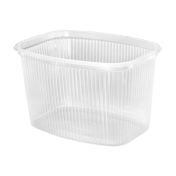 Контейнер прямоугольный 139х102х90мм, 750 мл, с вертикальными рёбрами