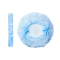 Шапочка "Шарлотта", голуб., неткан. мат-л, 100 шт/упак 10 упак/кор РОССИЯ 007-0943