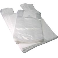 Пакет "Майка" [280+140]х500 мм 10 мкм, бел., ПНД, 100 шт/упак 10 упак/кор РОССИЯ