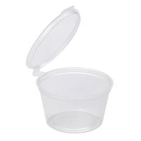 Соусник 30 мл, d51хh27 мм, неразъем. крышка, прозр., ПП, 80 шт/упак 1 920 шт/кор РОССИЯ