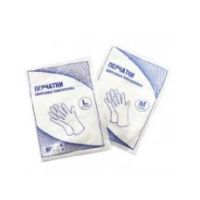 Перчатки одноразовые, размер M, 12 мкм, прозр., ПЭ, 50 пар/упак 100 упак/кор КИТАЙ 500-401