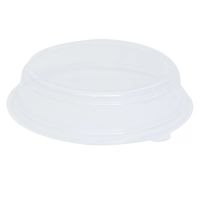 Крышка к контейнеру купол. d150хh35 мм, прозр., ПЭТ, 500 шт/кор "Kado-Prim" 500 шт/упак РОССИЯ
