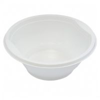 Тарелка одноразовая глубокая 600 мл, d153 мм, бел., ПП, 12 шт/упак "МИСТЕРИЯ" 156 шт/кор РОССИЯ 183300/F/С