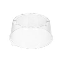 Упаковка для торта [крышка] d226хh97[d211хh90] мм, прозр., ОПС, 225 шт/кор "Комус" 225 шт/упак РОССИЯ Т-019/2КН