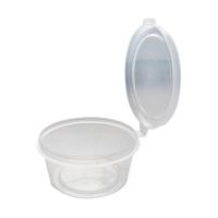 Соусник 50 мл, d60хh30 мм, неразъем. крышка, прозр., ПП, 70 шт/упак 1 400 шт/кор РОССИЯ П-50 мл