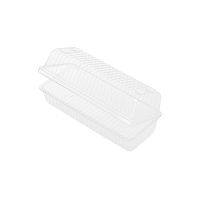 Упаковка для кондит. изделий 1100 мл, 1-секц. 212х92х84[201х77х77] мм, неразъем.крышка, прозр., ОПС, 300 шт/кор "Комус" 300 шт/упак РОССИЯ РК-60 (Т)