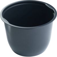Контейнер 750 мл 1-секц. d132хh95,1 мм, без крышки, черн., ПП, 50 шт/упак "Upax-Unity" 600 шт/кор РОССИЯ М-132-750 черный