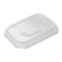 Крышка к контейнеру 151х108х17 мм, прозр., ПЭТ, 540 шт/кор "Комус" 540 шт/упак РОССИЯ СПП-500К