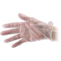 Перчатки виниловые, р-р XL, неопудрен., прозр., 50 пар/упак "SFM" 10 упак/кор ГЕРМАНИЯ