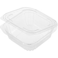 Контейнер 750 мл 1-секц. 170х165х55 мм, неразъем.крышка, прозр., ОПС, 375 шт/кор "Комус" 375 шт/упак РОССИЯ РКСП-750/11 (ОП)