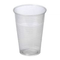 Одноразовый стакан для холодного и горячего, 0.2л, полупрозрачный, супер эконом, ПП