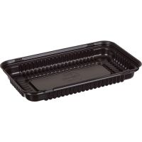 Дно для торта, прямоугольное, 223х114х17мм, с шипами, коричневое, ПС