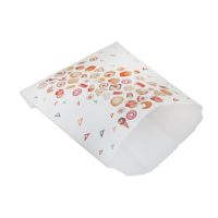 Пакет для картофеля фри 140х110 мм, диз. "Рог изобилия", разноцв., бум., 100 шт/упак 2 500 шт/кор РОССИЯ