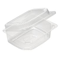 Упаковка для кондит. изделий 440 мл, 1-секц. 124х97х48[115х87х44] мм, неразъем.крышка, прозр., ОПС, 765 шт/кор "Комус" 765 шт/упак РОССИЯ РК-3 (Т)