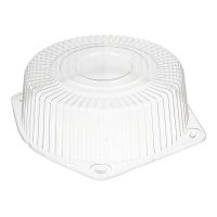 Упаковка для торта [крышка] d268хh111[d240хh100] мм, прозр., ОПС, 150 шт/кор "Комус" 150 шт/упак РОССИЯ Т-245/1К