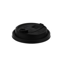 Крышка для стакана d90 мм с питейником тип Е, черн., ПП, 800 шт/кор 800 шт/упак РОССИЯ 3014Ч