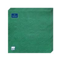 Салфетки 330х330 мм 3-сл., диз. "Мятный Барокко", зел., бум., 16 шт/упак "Bouquet" 12 упак/кор РОССИЯ 57248