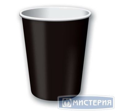 Стакан для холодных и горячих напитков, 0.3/0.364л, Рисуем мелом, чёрный, однослойный