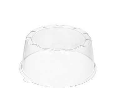 Упаковка для торта [крышка] d226хh97[d211хh90] мм, прозр., ОПС, 225 шт/кор "Комус" 225 шт/упак РОССИЯ Т-019/2КН
