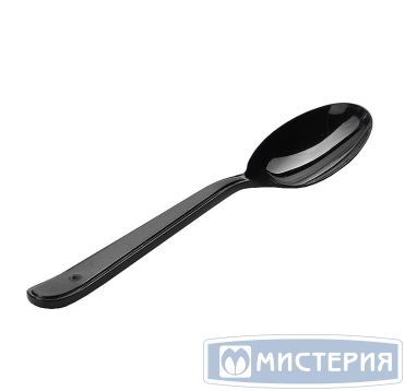 Ложка одноразовая 180 мм, черн., ПС, 10 шт/упак "Buffet" 500 шт/кор РОССИЯ 188244/