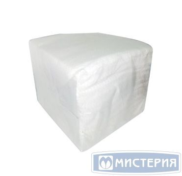 Салфетки 250х250 мм 1-сл., бел., бум., 90 шт/упак 42 упак/кор РОССИЯ