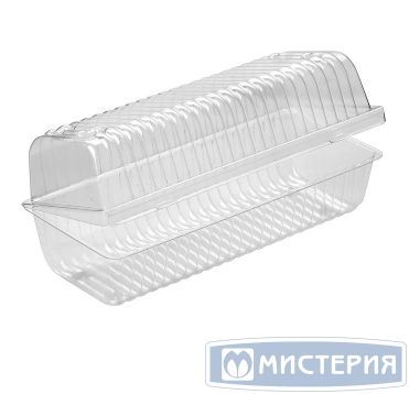 Упаковка прямоугольная 0,3кг, прозрачная, ОПС РК-60