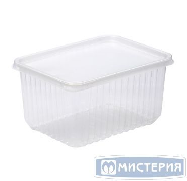 Контейнер прямоугольный 179х132х93мм, 1500 мл, полупрозрачный