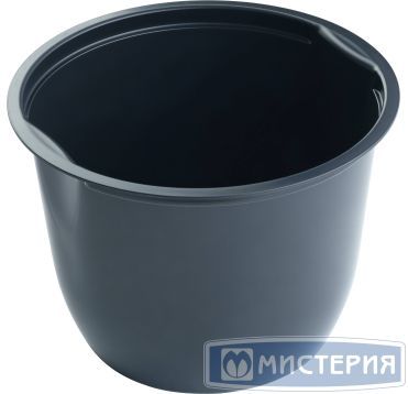 Контейнер 750 мл 1-секц. d132хh95,1 мм, без крышки, черн., ПП, 50 шт/упак "Upax-Unity" 600 шт/кор РОССИЯ М-132-750 черный