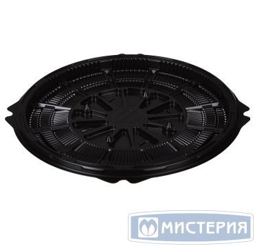 Упаковка для торта [дно] d237хh15[d192хh10] мм, коричн., ПС, 225 шт/кор "Комус" 225 шт/упак РОССИЯ Т-019/2 ДШ коричн.