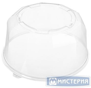 Упаковка для торта [крышка] d246хh122[d232хh117] мм, прозр., ПЭТ, 132 шт/кор "Комус" 132 шт/упак РОССИЯ Т-022 К