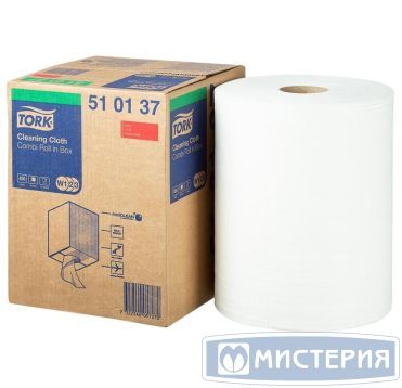 Протирочный материал 1-сл., бел., 152 м, 400 лист/рул "Tork" 1 рул/кор НИДЕРЛАНДЫ 510137