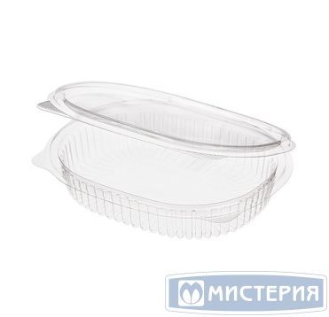 Контейнер 250 мл, овальный, 130х159х30мм, прозрачный