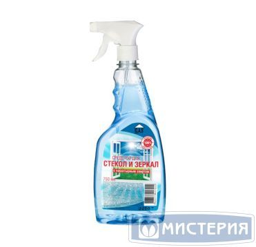 Средство для мытья стекол и зеркал "G.A.S", триггер, 750 мл 15 шт/кор РОССИЯ