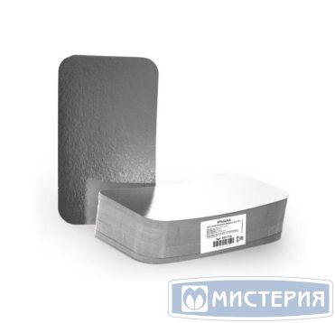 Крышка для формы алюм. 196х113 мм, карт.фольг., 100 шт/упак "Горница" 900 шт/кор РОССИЯ 402-729