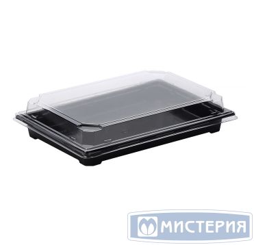 Контейнер для суши, прямоугольный,235x162х25мм, черный