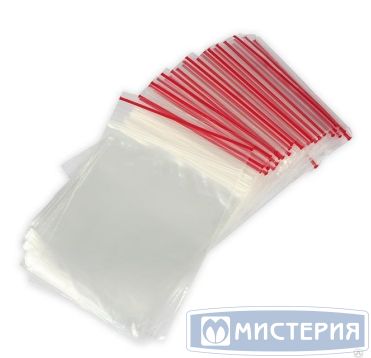 Пакет Zip-Lock 150х220 мм, прозр., ПВД, 100 шт/упак 40 упак/кор КИТАЙ