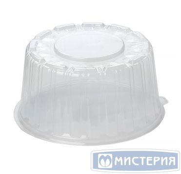 Упаковка для торта [крышка] d200хh106[d166хh96] мм, прозр., ОПС, 330 шт/кор "Комус" 330 шт/упак РОССИЯ Т-165К