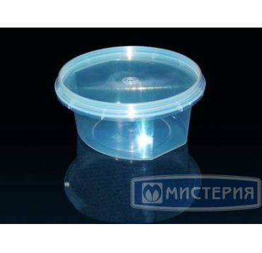 Контейнер для пресервов 500 мл, d112хh75 мм, форма "Банка", без контр. замка, без крышки, черн., ПП, 25 шт/упак 500 шт/кор РОССИЯ 500/112 черн.