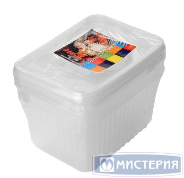 Контейнер прямоугольный 179х132х93мм, 1500 мл, полупрозрачный