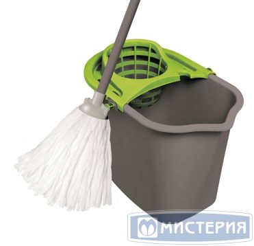 Набор для уборки пола [ведро 10 л+швабра], цвет в ассорт., ПП "York" 30 шт/кор БЕЛАРУСЬ 072020