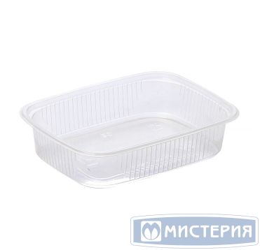 Контейнер прямоугольный 108х82х25мм, 125 мл, полупрозрачный 
