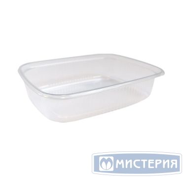Контейнер 125мл, прямоугольный, 108х82х25мм, полупрозрачный, ПП