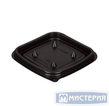 Упаковка для кондит. изделий [дно] 127х127х13[102х102х9] мм, коричн., ПС, 1000 шт/кор "Комус" 1 000 шт/упак РОССИЯ Т-1010/1 ДН корич