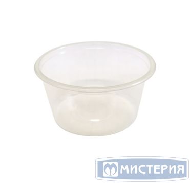 Контейнер 500 мл 1-секц. d127хh68 мм, без крышки, прозр., ПП, 50 шт/упак "ПолиЭр" 500 шт/кор РОССИЯ К-127-500 прозр