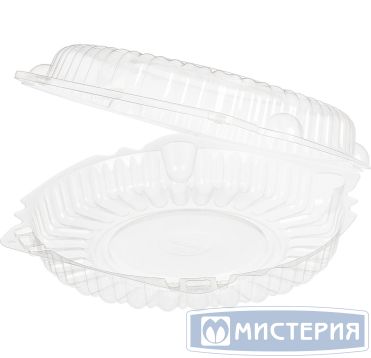 Упаковка для торта [неразъем.] d230хh66[d200хh53] мм, прозр., ОПС, 170 шт/кор "Комус" 170 шт/упак РОССИЯ ТРК-200/1КН