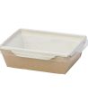 Контейнер 450 мл, 144х96х55 мм, без окна, без крышки, крафт-бел., карт., 50 шт/упак "OSQ" OpSalad 800 шт/кор РОССИЯ OpSalad 450