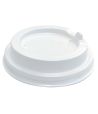 Крышка для стакана d80 мм с клапаном, бел., ПС, 100 шт/упак 1 000 шт/кор РОССИЯ 41100