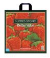 Пакет 450х450 мм, 60 мкм с петлев. ручками, диз. "Клубника", ПВД, 25 шт/упак 250 шт/кор РОССИЯ ПТЛ51739