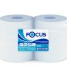 Полотенца бумажные для диспенсеров 2-сл. с центр. вытяжкой, голуб., 350 м "Focus" Jumbo Industrial 2 рул/упак 1 упак/кор РОССИЯ 5079732