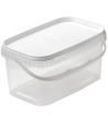 Ведро пищевое 2000 мл, 191х129х120 мм, с ручкой, без крышки, прозр., ПП, 204 шт/кор "Альянсупак" 204 шт/упак БЕЛАРУСЬ ДК-2,0/191*129 ОСВ